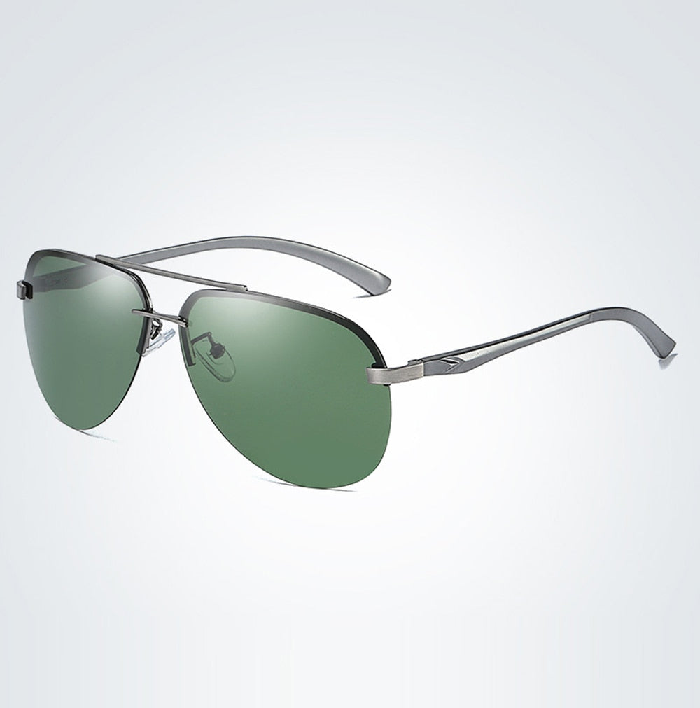 Metal Frame Mirror Lens Sunglasses