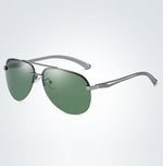 Metal Frame Mirror Lens Sunglasses