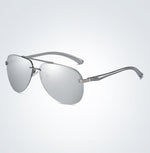 Metal Frame Mirror Lens Sunglasses