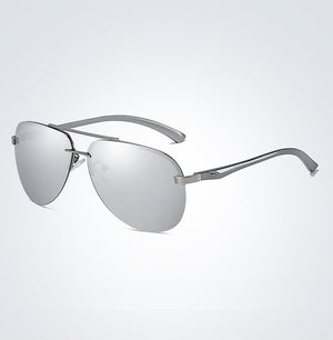 Metal Frame Mirror Lens Sunglasses
