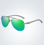Metal Frame Mirror Lens Sunglasses