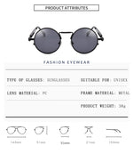 Vintage Punk Style Sunglasses