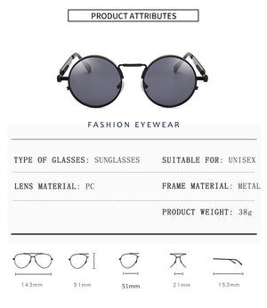 Vintage Punk Style Sunglasses