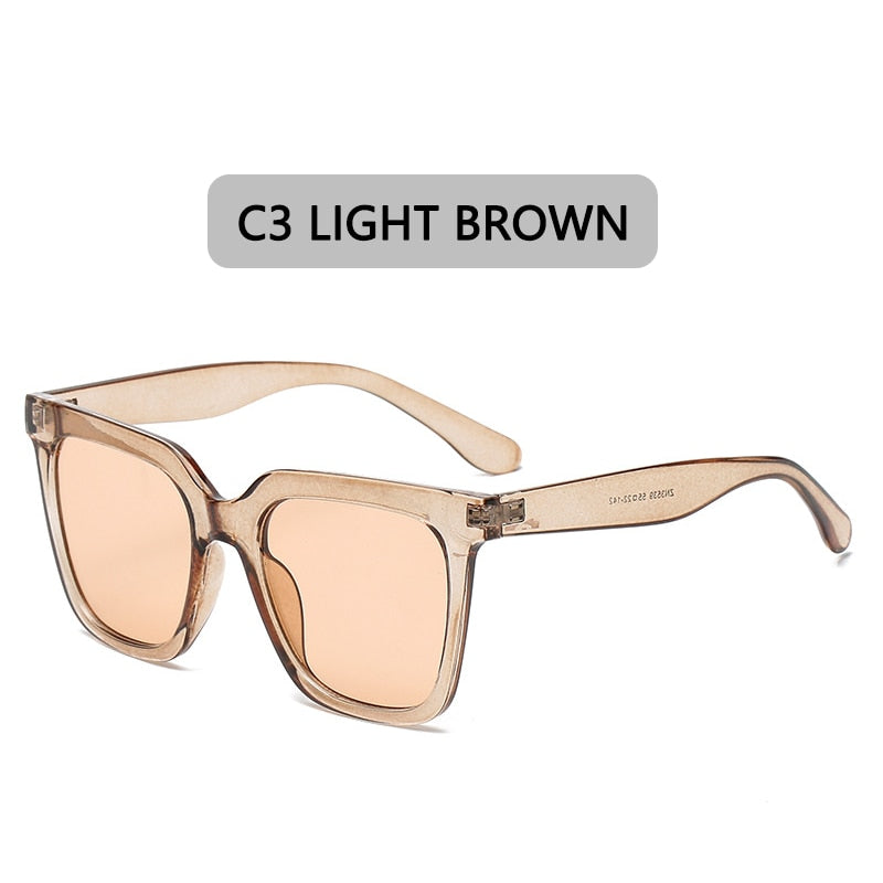 Designer Retro Rectangle Sunglasses