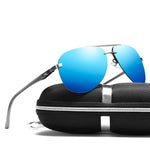 Metal Frame Mirror Lens Sunglasses