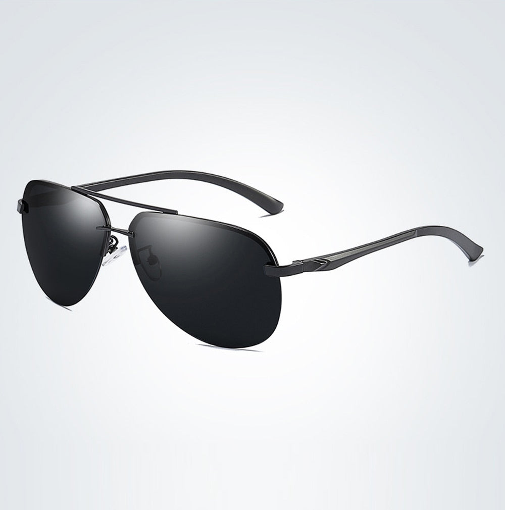 Metal Frame Mirror Lens Sunglasses