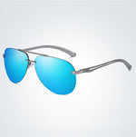 Metal Frame Mirror Lens Sunglasses