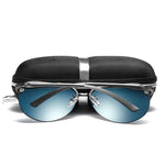 Metal Frame Mirror Lens Sunglasses