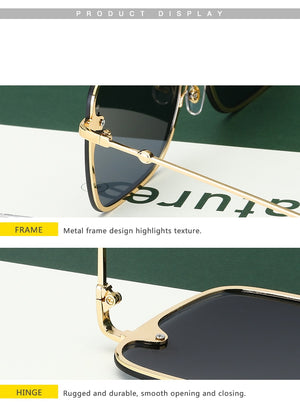 Rimless Square Bee Sunglasses