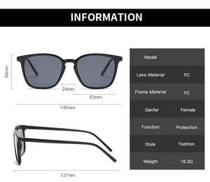 Retro Rectangle Sunglasses