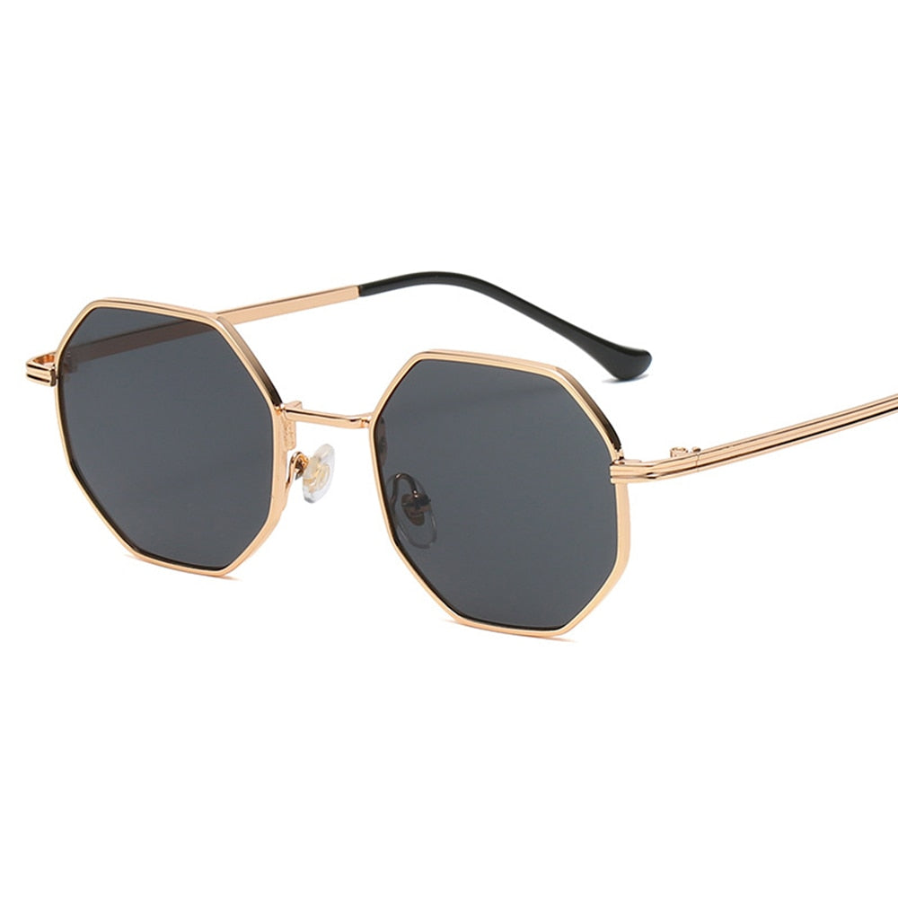 Octagon Metal Sunglasses
