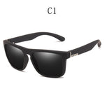 Square Vintage Polaroid Sunglasses