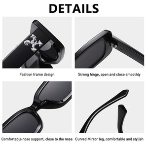 Luxury Brand Design Square Sunglasses