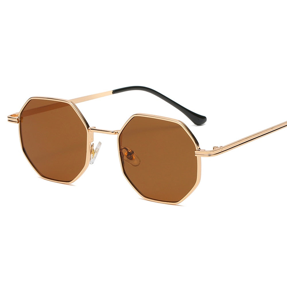 Octagon Metal Sunglasses
