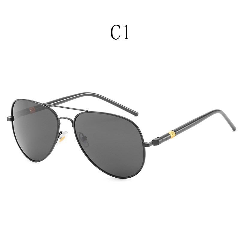 Square Vintage Polaroid Sunglasses