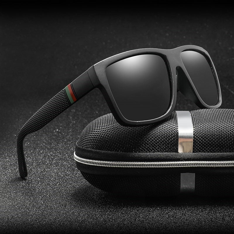 Square Vintage Polaroid Sunglasses