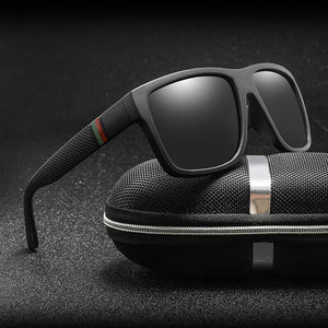 Square Vintage Polaroid Sunglasses
