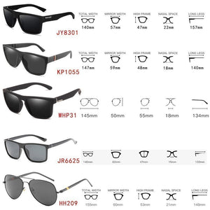 Square Vintage Polaroid Sunglasses