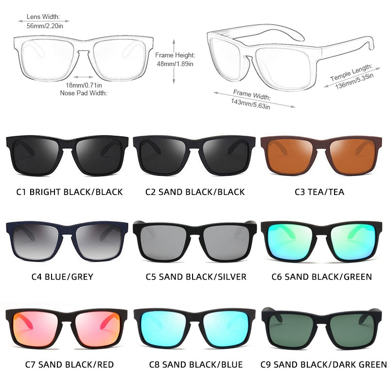 Fashion Square Polarized Sunglasses