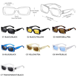 Luxury Brand Design Square Sunglasses