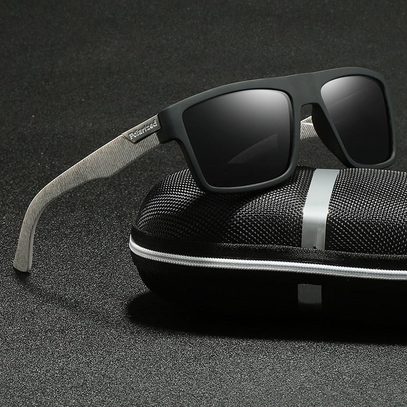 Square Vintage Polaroid Sunglasses