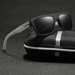 Square Vintage Polaroid Sunglasses