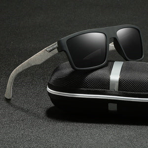 Square Vintage Polaroid Sunglasses